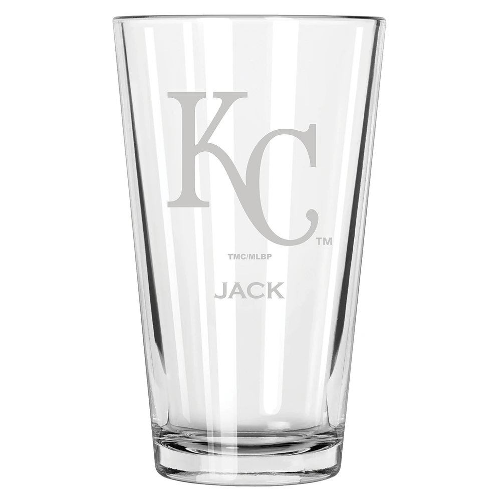 Kansas City Royals 16oz. Personalized Etched Pint Glass