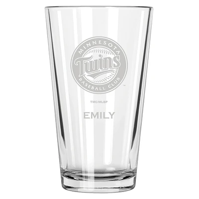 Minnesota Twins 16oz. Personalized Etched Pint Glass