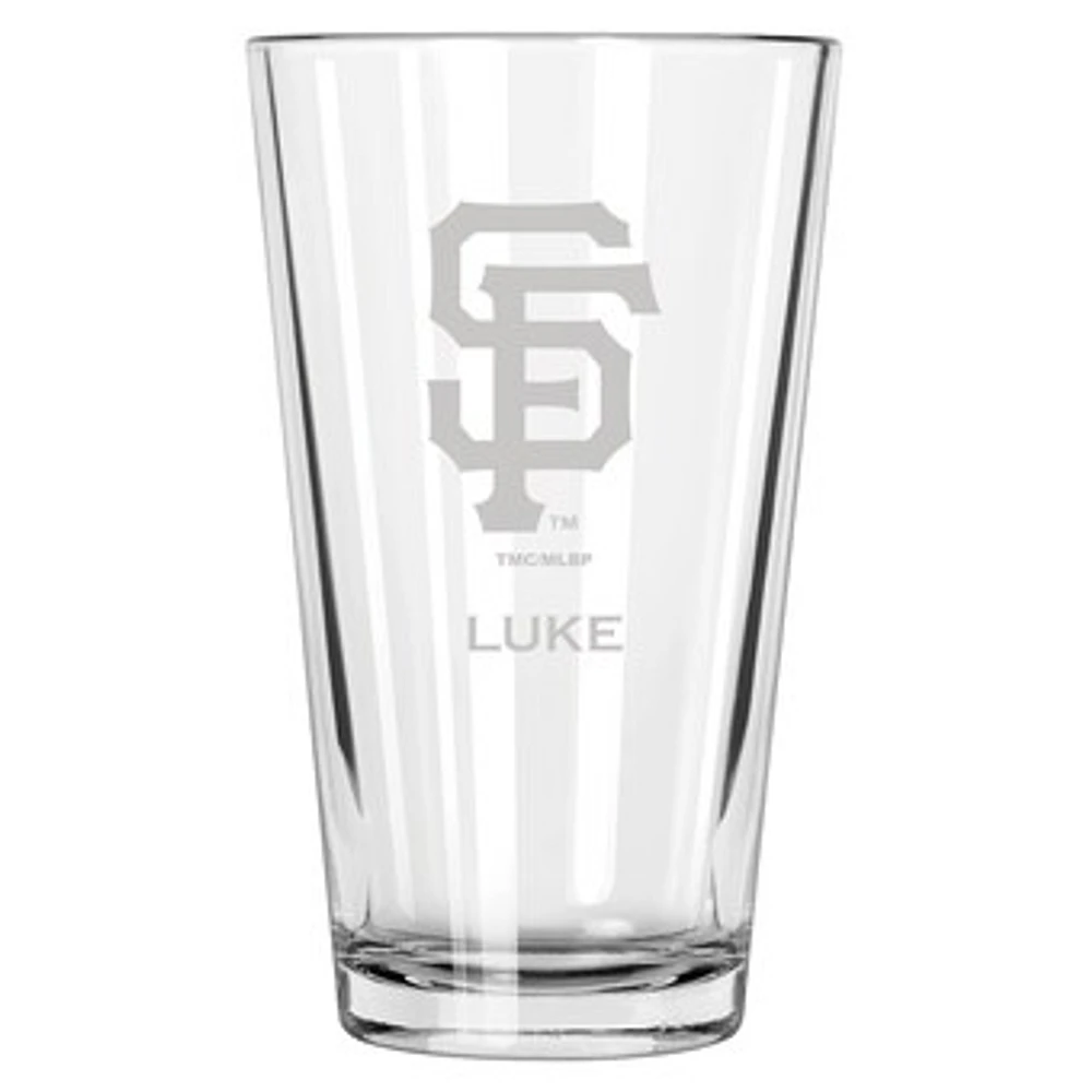 San Francisco Giants 16oz. Personalized Etched Pint Glass