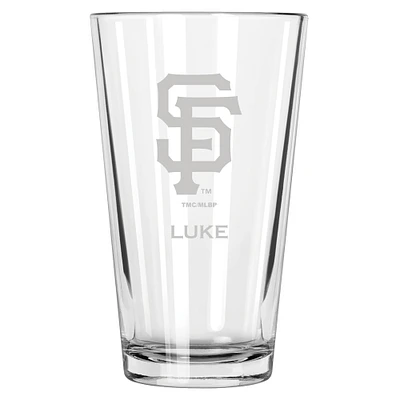 San Francisco Giants 16oz. Personalized Etched Pint Glass