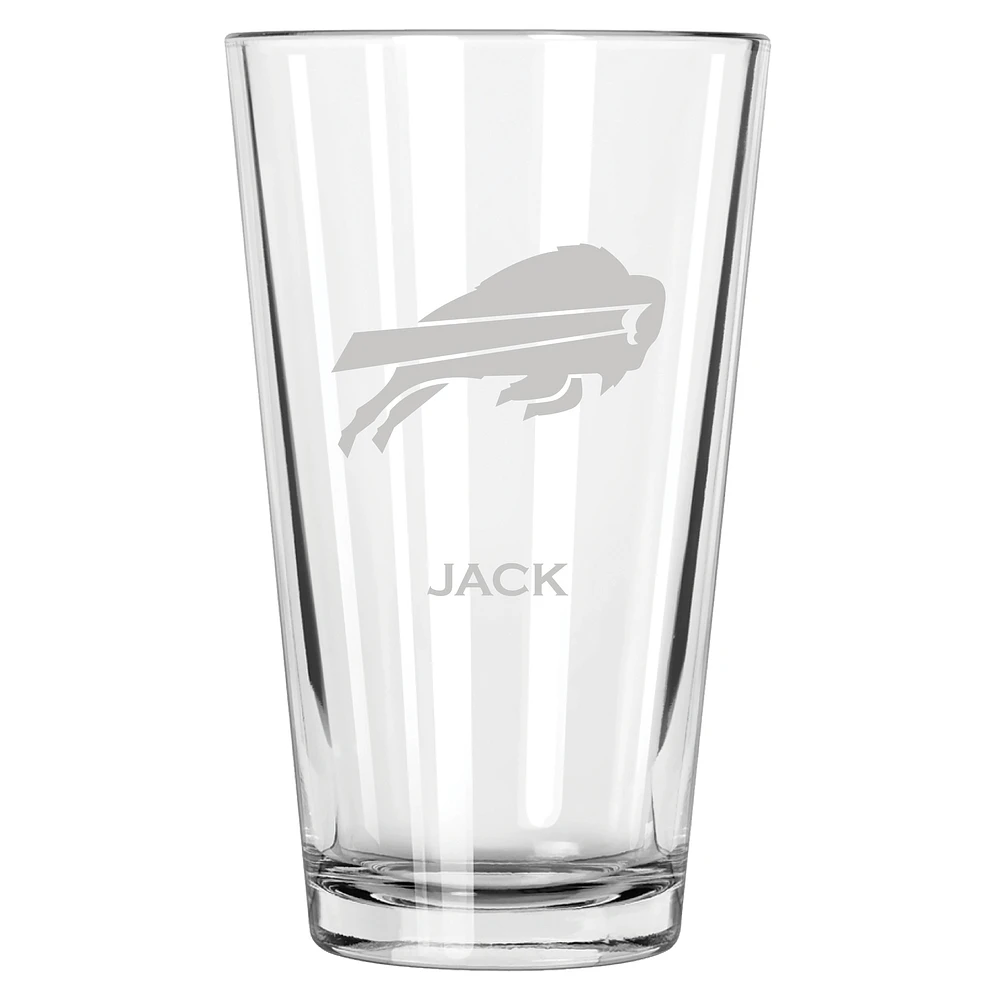 Buffalo Bills 16oz. Personalized Etched Pint Glass