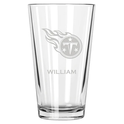 Tennessee Titans 16oz. Personalized Etched Pint Glass
