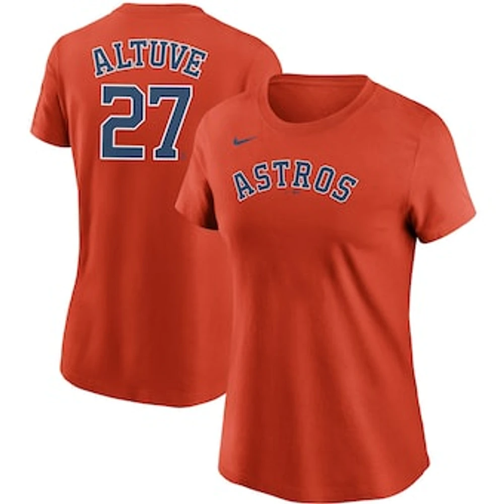 Nike Women's Nike Jose Altuve Orange Houston Astros Name Number