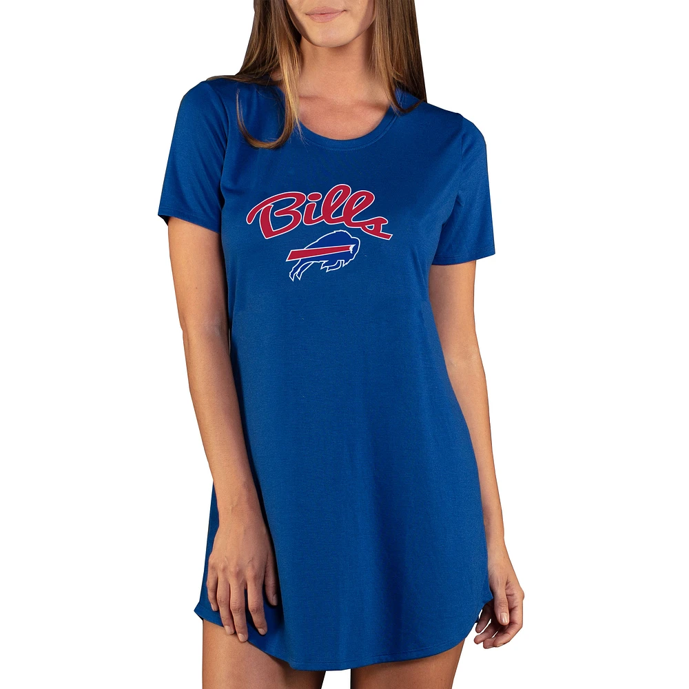 Women's Concepts Sport Royal Buffalo Bills Marathon Knit Nightshirt