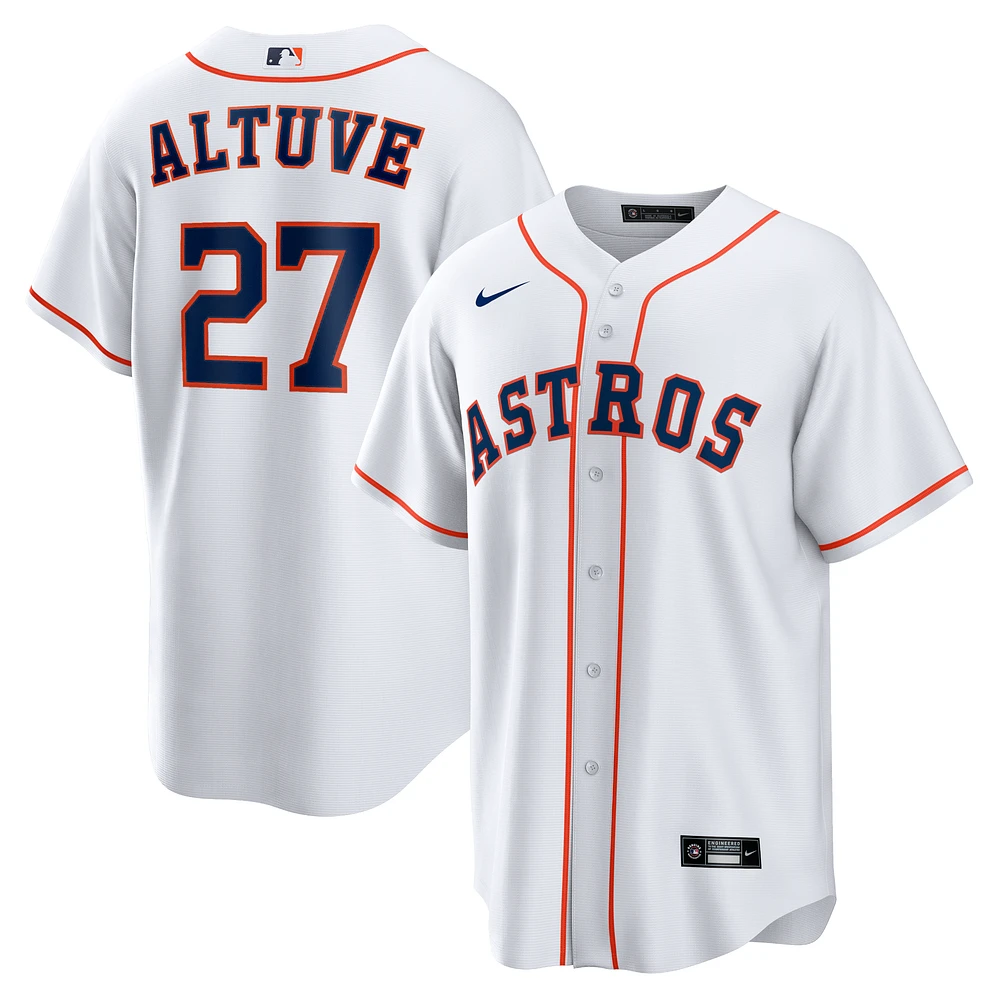 Men's Nike Jose Altuve White Houston Astros Home Replica Player Name Jersey