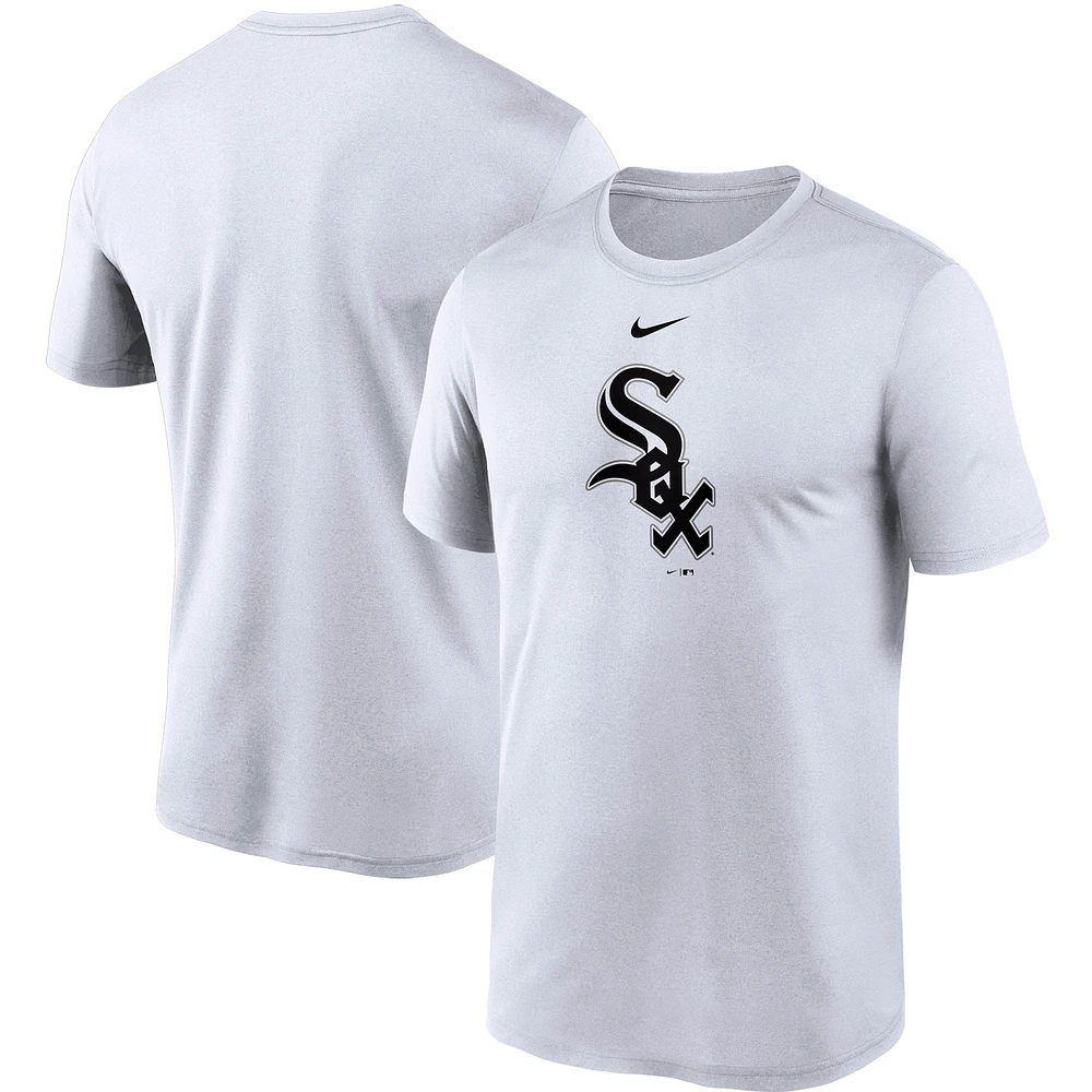 Men's Nike White Chicago Sox Large Logo Legend Performance T-Shirt