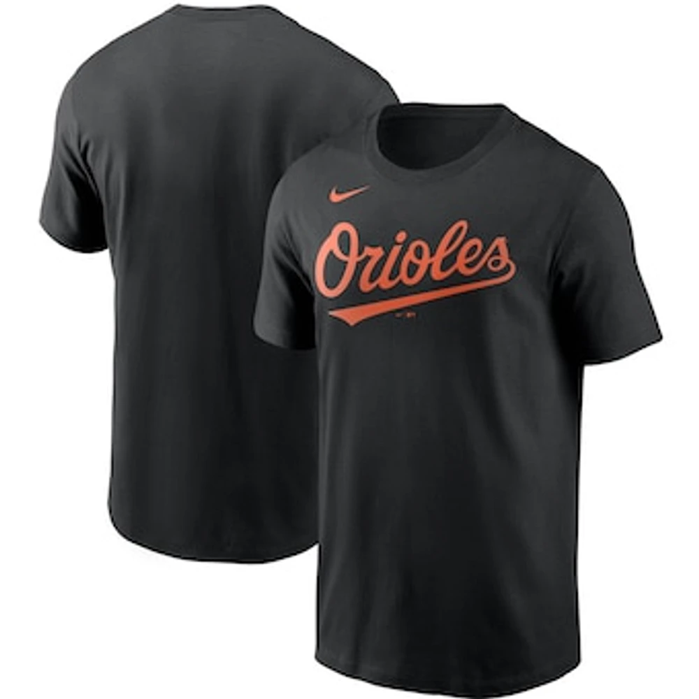 Men's Nike Black Baltimore Orioles Team Wordmark T-Shirt