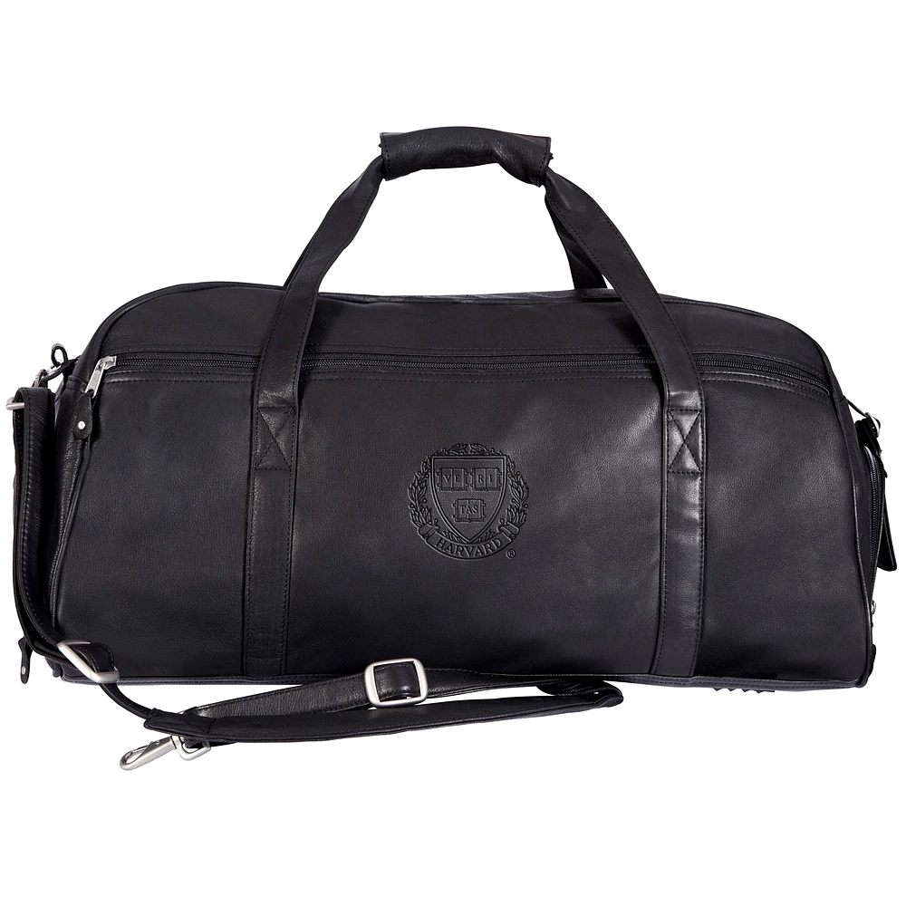 Black Harvard Crimson Marble Canyon Sport Duffel Bag