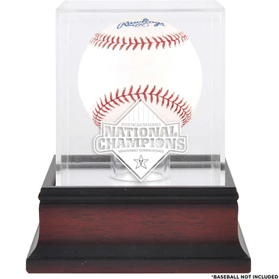 Vanderbilt Commodores 2019 NCAA Men's Baseball College World Series National Champions Mahogany Championship Logo Display Case