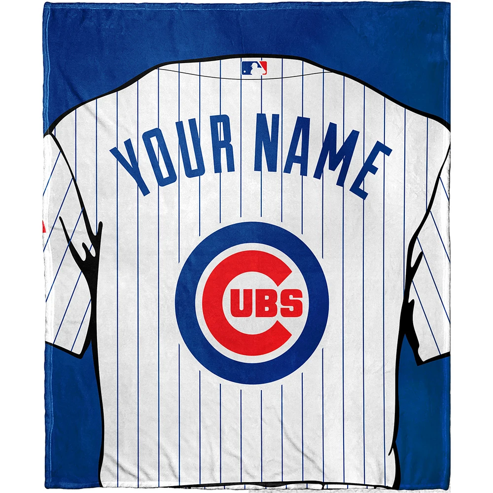 The Northwest Company Chicago Cubs 50'' x 60'' Personalized Silk Touch Sherpa Throw