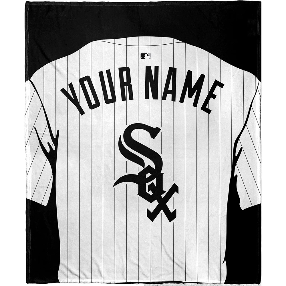 The Northwest Company Chicago White Sox 50'' x 60'' Personalized Silk Touch Sherpa Throw