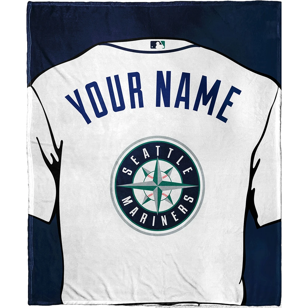 The Northwest Company Seattle Mariners 50'' x 60'' Personalized Silk Touch Sherpa Throw