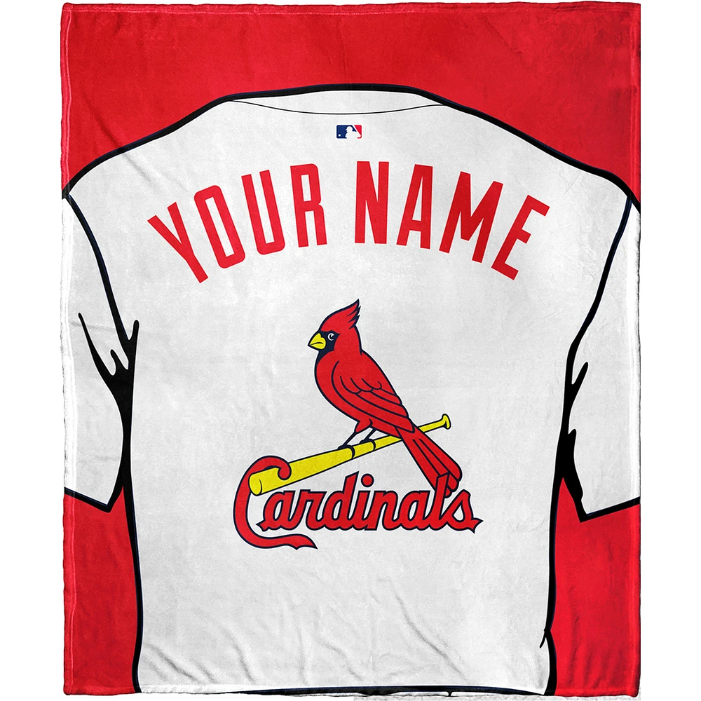 The Northwest Company St. Louis Cardinals 50'' x 60'' Personalized Silk Touch Sherpa Throw
