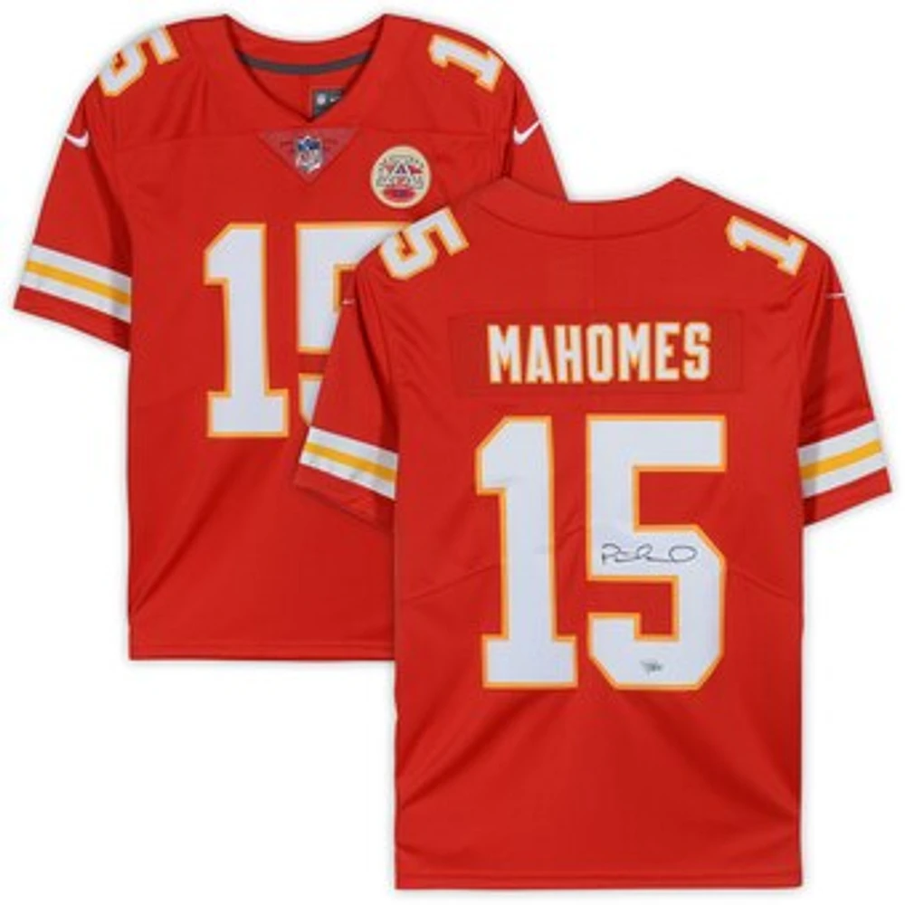 Patrick Mahomes Kansas City Chiefs Autographed Nike Limited Jersey