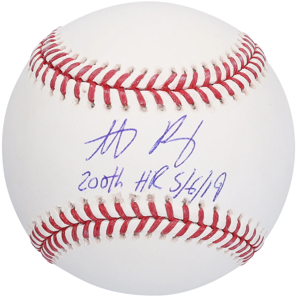 Anthony Rizzo Chicago Cubs Autographed Baseball with "200TH HR 5/7/19" Inscription - Limited Edition of 44
