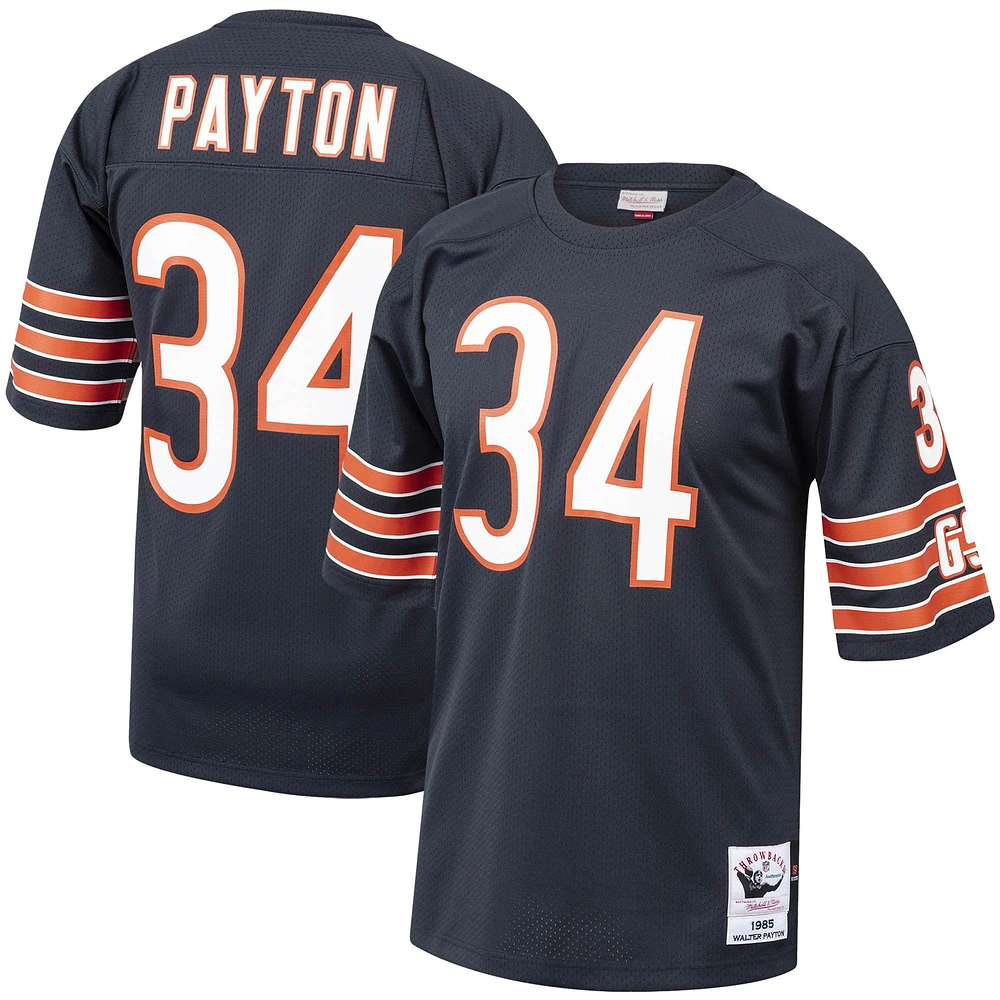 Men's Mitchell & Ness Walter Payton Navy Chicago Bears Authentic Throwback Retired Player Jersey