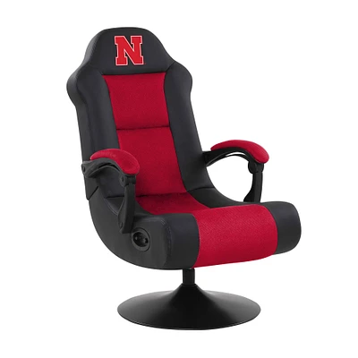 Imperial Black Nebraska Huskers Ultra Game Chair