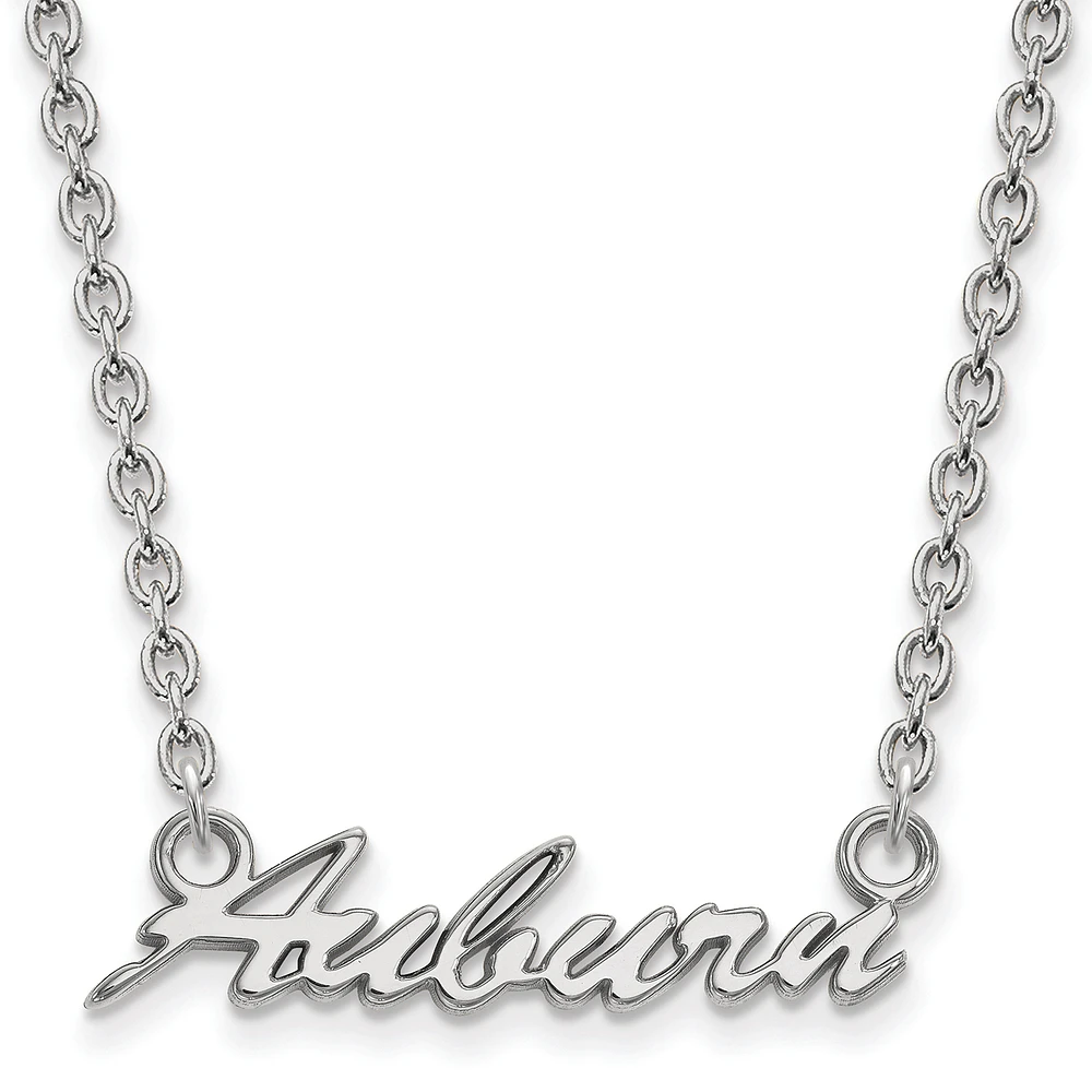 Women's Auburn Tigers Sterling Silver Script Necklace