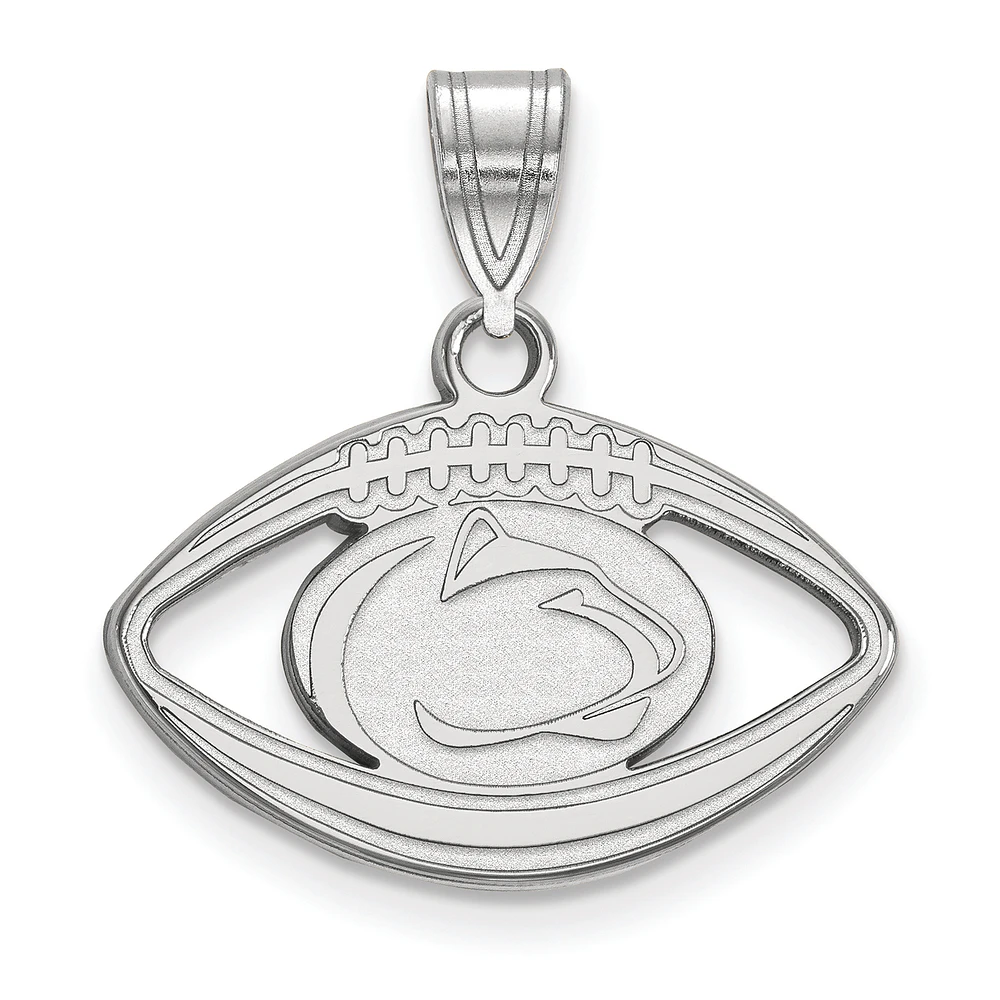 Women's Penn State Nittany Lions Sterling Silver Logo Football Pendant