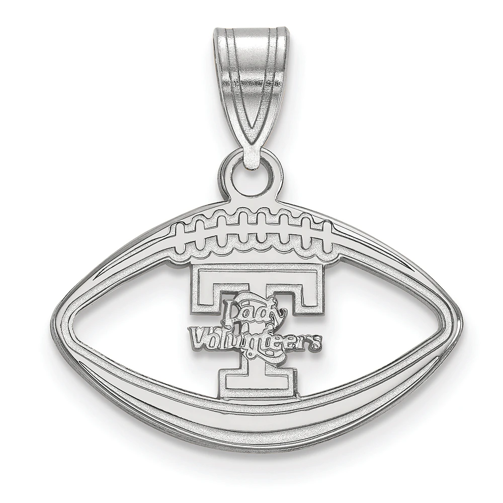 Women's Tennessee Volunteers Sterling Silver Secondary Logo Football Pendant