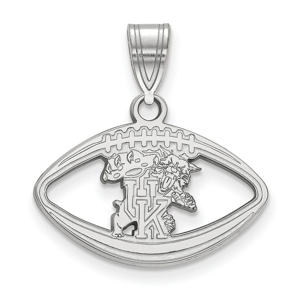 Women's Kentucky Wildcats Sterling Silver Mascot Football Pendant