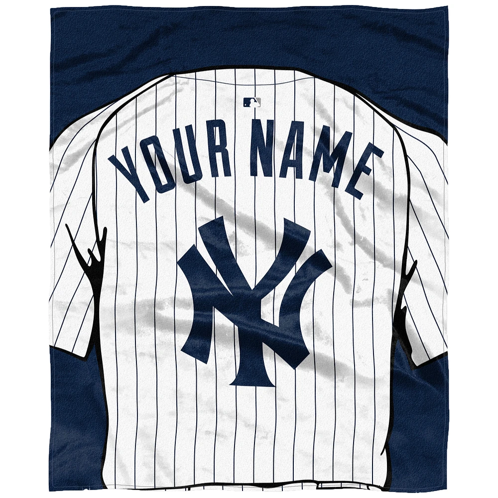 The Northwest Company New York Yankees 50'' x 60'' Personalized Silk Touch Throw