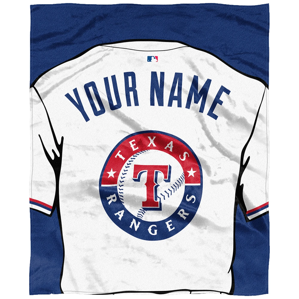 The Northwest Company Texas Rangers 50'' x 60'' Personalized Silk Touch Throw