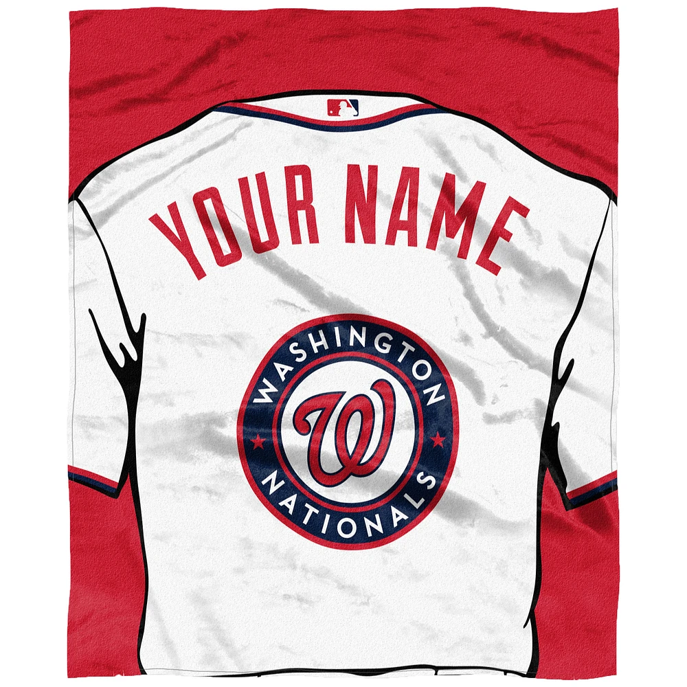 The Northwest Company Washington Nationals 50'' x 60'' Personalized Silk Touch Throw