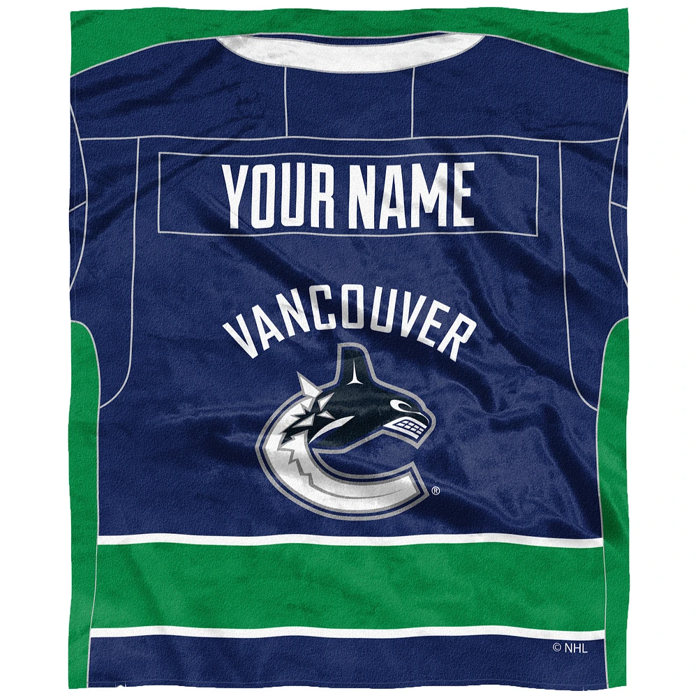 The Northwest Company Vancouver Canucks 50'' x 60'' Personalized Silk Touch Throw