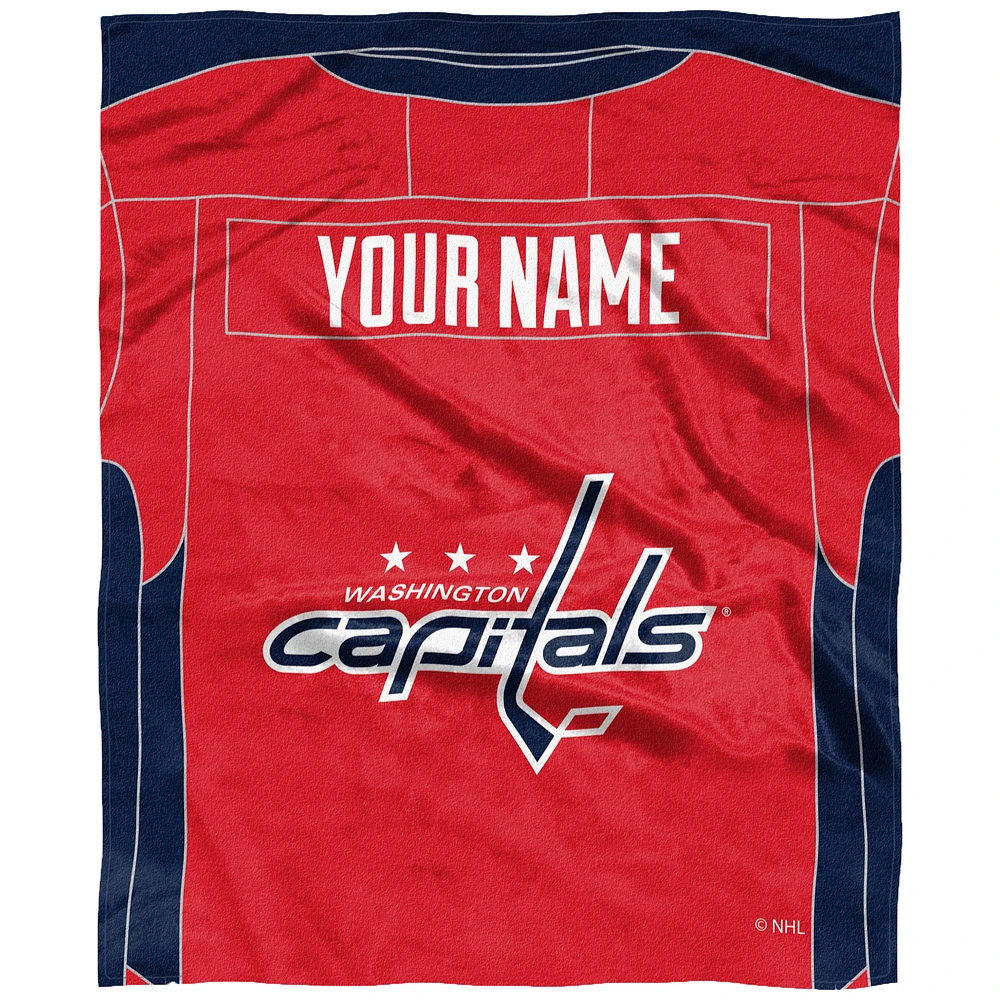 The Northwest Company Washington Capitals 50'' x 60'' Personalized Silk Touch Throw