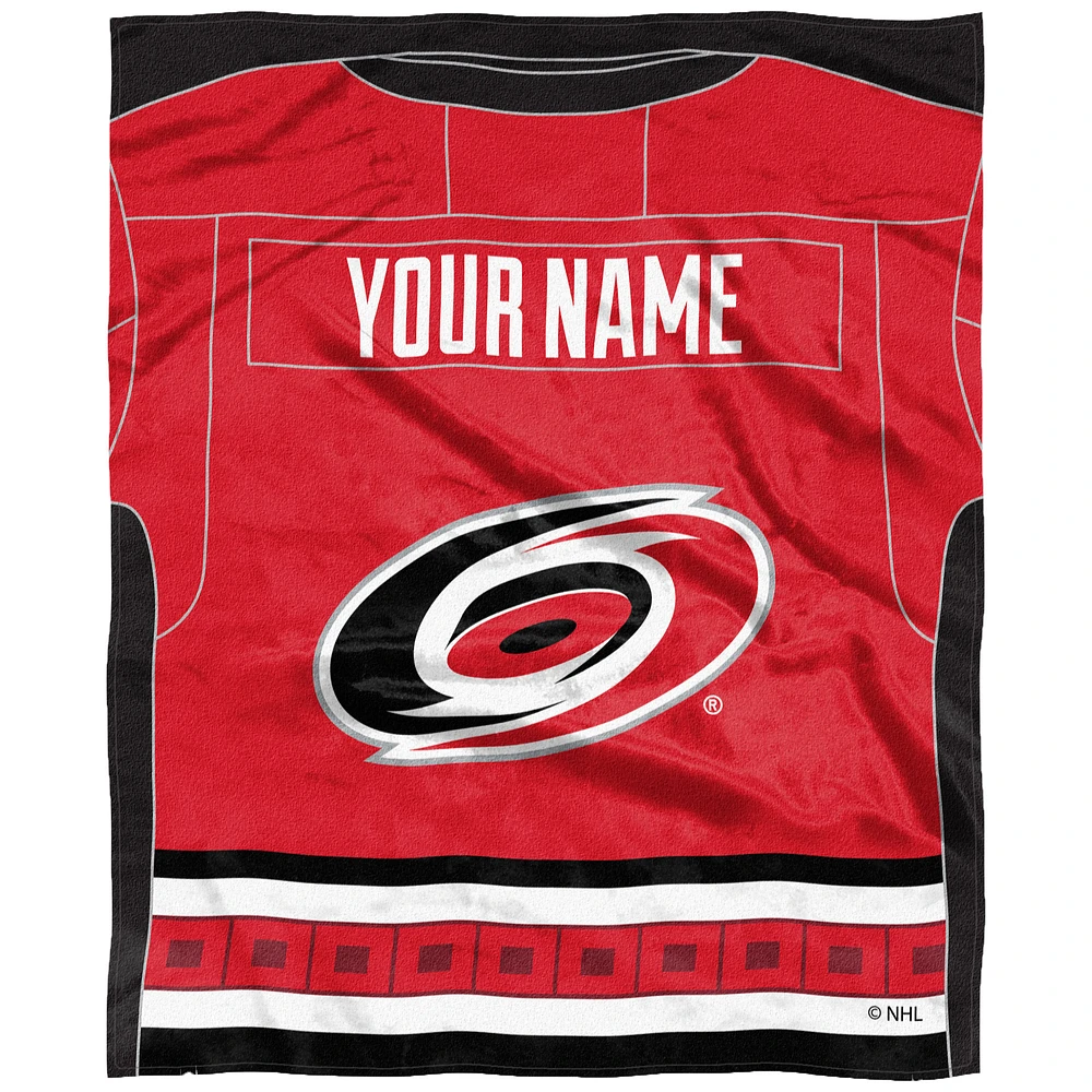 The Northwest Company Carolina Hurricanes 50'' x 60'' Personalized Silk Touch Throw