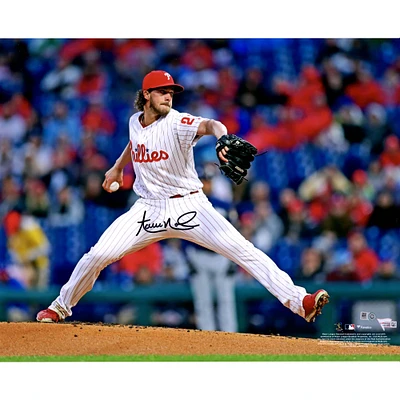 Aaron Nola Philadelphia Phillies Autographed 16" x 20" Leg Up Photograph