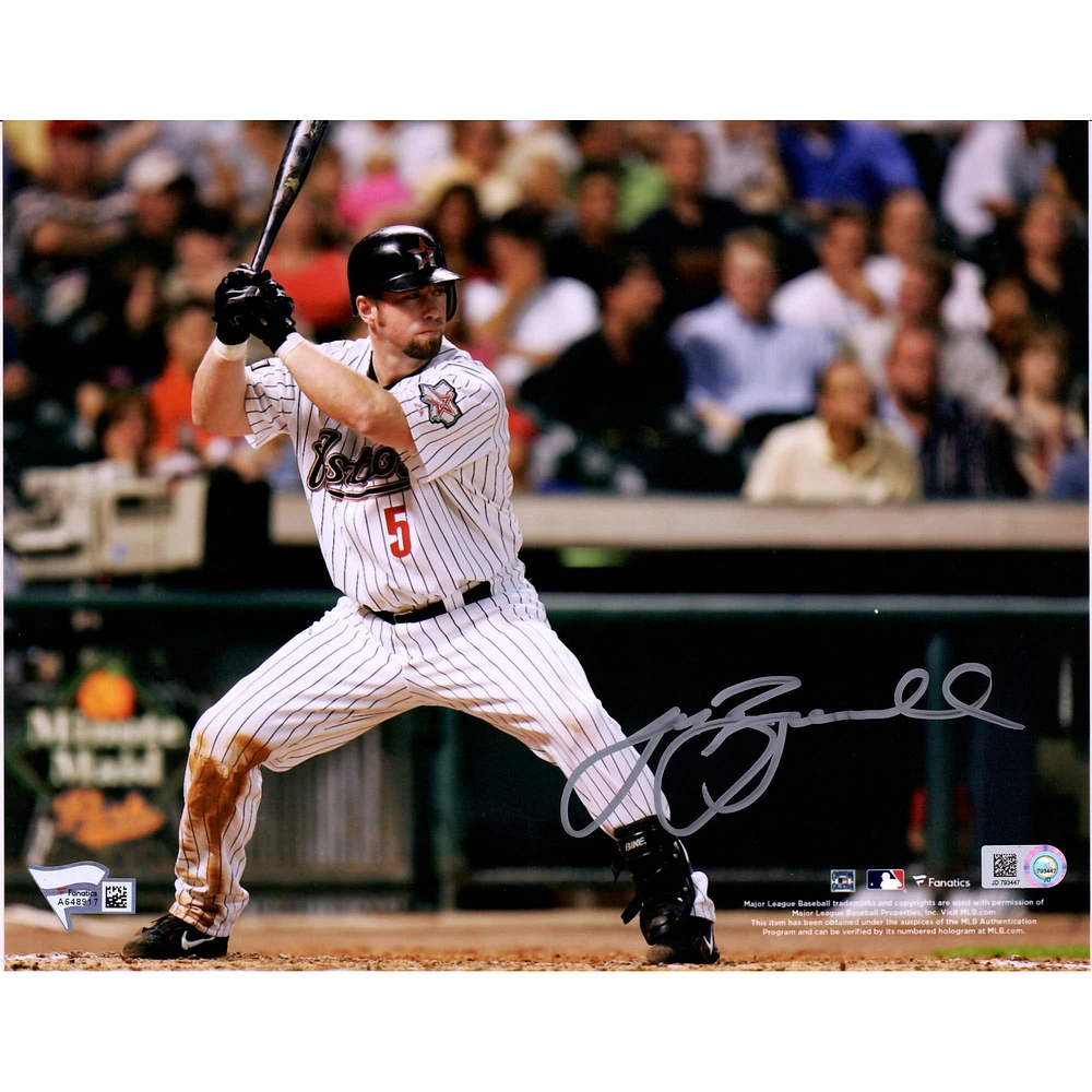 Jeff Bagwell Houston Astros Autographed 8" x 10" Hitting Photograph