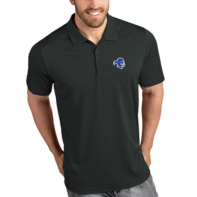 Men's Antigua Charcoal Seton Hall Pirates Team Tribute Polo