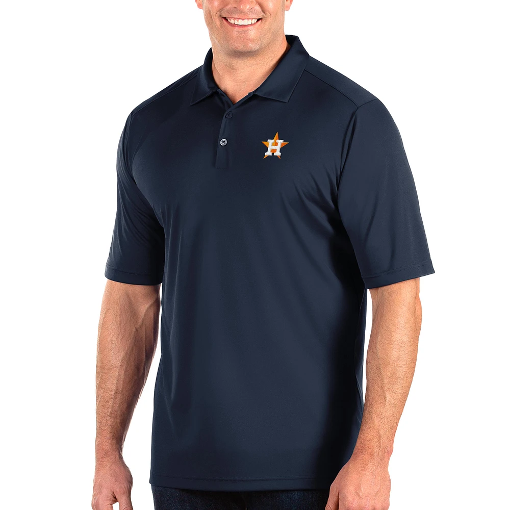 Men's Antigua Navy Houston Astros Big & Tall Tribute Polo
