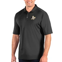 Men's Antigua Gray Athletics Big & Tall Tribute Polo