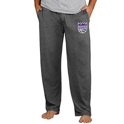 Men's Concepts Sport Charcoal Sacramento Kings Quest Knit Lounge Pants