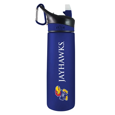 Royal Kansas Jayhawks 24oz. Tritan Plastic Sport Bottle