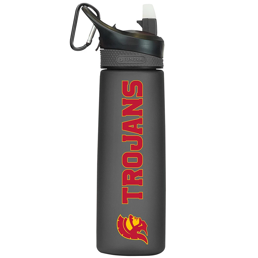 Black USC Trojans 24oz. Tritan Plastic Sport Bottle