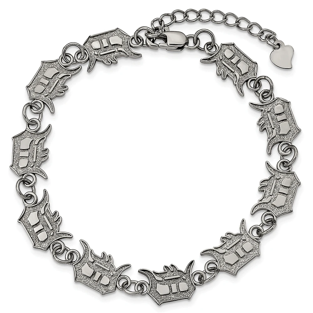 Women's Detroit Tigers Logo Bracelet with Extension