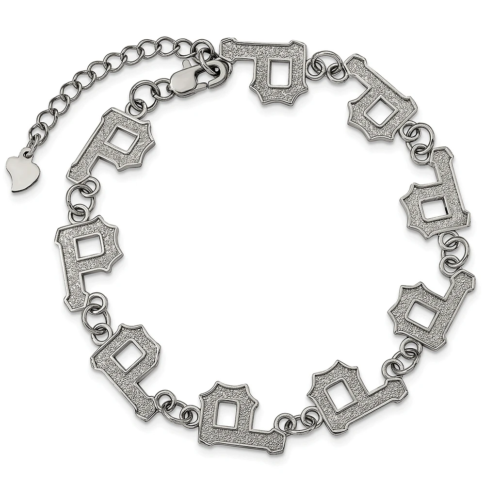 Women's Pittsburgh Pirates Logo Bracelet with Extension