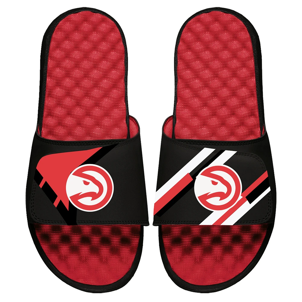 Youth ISlide Red Atlanta Hawks Varsity Jacket Slide Sandals