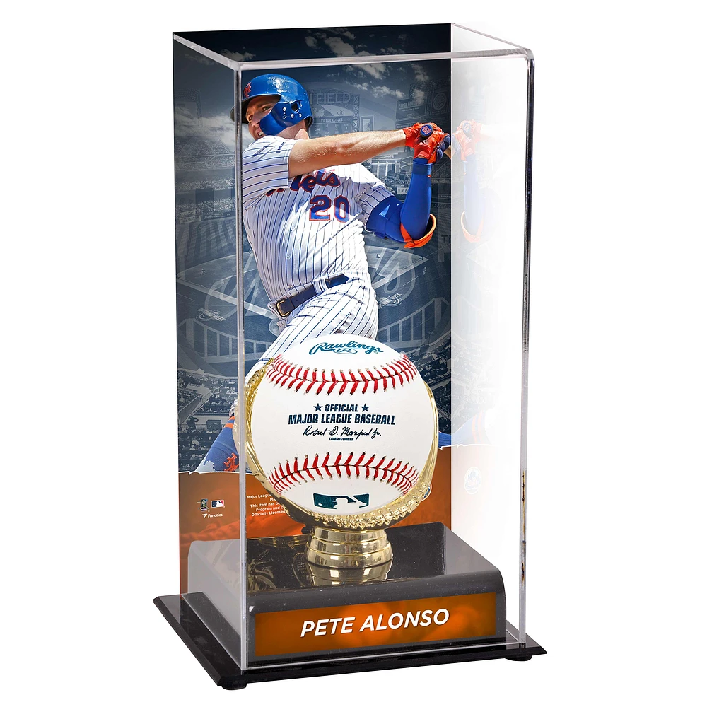 Pete Alonso New York Mets Gold Glove Display Case with Image