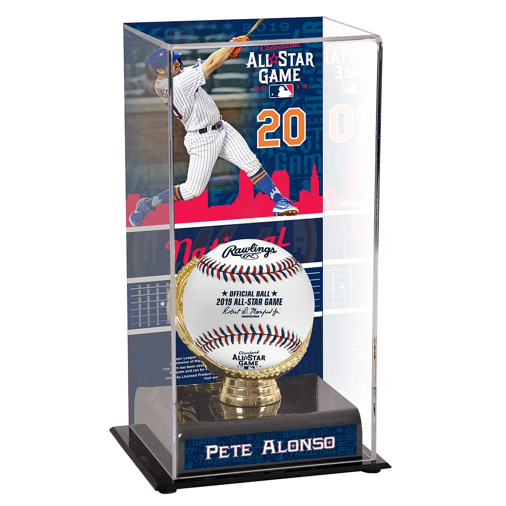 Pete Alonso New York Mets 2019 MLB All-Star Game Gold Glove Display Case with Image