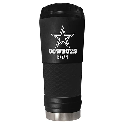 Black Dallas Cowboys 24oz. Personalized Stealth Draft Tumbler