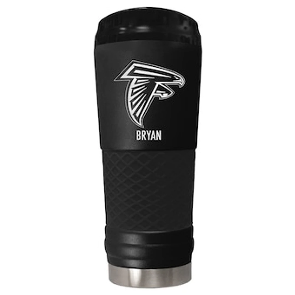 Black Atlanta Falcons 24oz. Personalized Stealth Draft Tumbler