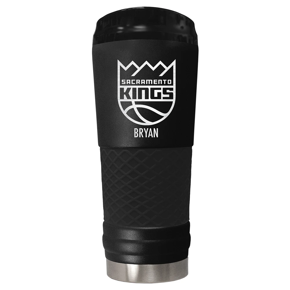 Black Sacramento Kings 24oz. Personalized Stealth Draft Tumbler