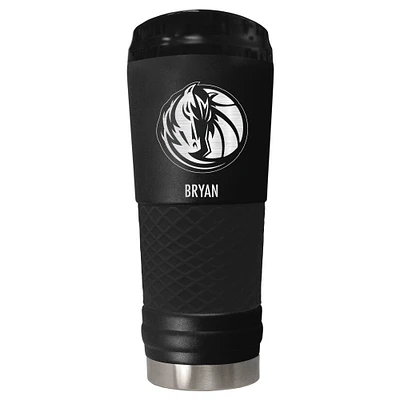 Black Dallas Mavericks 24oz. Personalized Stealth Draft Tumbler