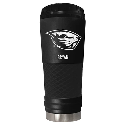 Black Oregon State Beavers 24oz. Personalized Stealth Draft Tumbler
