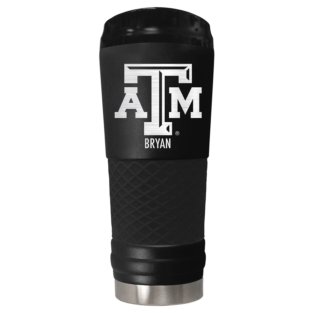 Black Texas A&M Aggies 24oz. Personalized Stealth Draft Tumbler